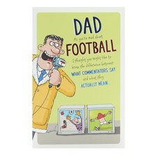 Father's Day card for Dad - Football Manager