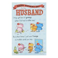 Father's Day card for Husband - Poem