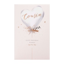 Cousin Birthday card - Blush