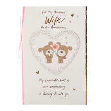 Wife Wedding Anniversary card - Woof