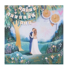 Wedding card - Wedding scene