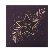 Birthday card - LUMIERE Star