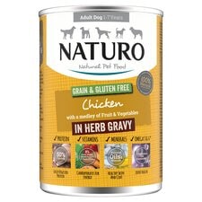 Naturo Grain Free Chicken Tinned Dog Food 390G