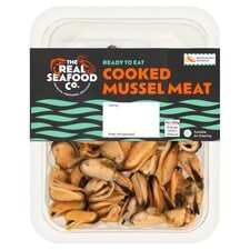 The Real Seafood Company Ready to Eat Cooked Mussel Meat 150g