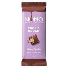 Nomo Cookie Dough Vegan & Free From Chocolate Bar 150G