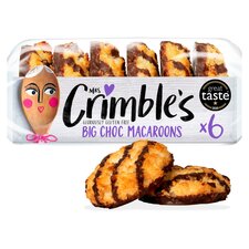 Mrs Crimble's Gluten Free Chocolate Macaroon 6 Pack 195G