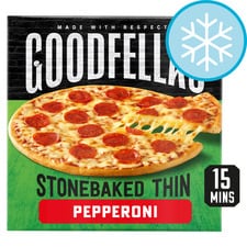 Goodfellas Stone Baked Thin Pepperoni Pizza 332G