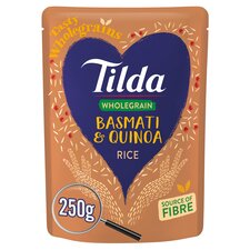 Tilda Brown Basmati & Quinoa Steamed Rice 250G