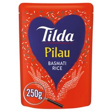 Tilda Pilau Steamed Basmati Rice Classic 250G