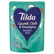 Tilda Coconut Chilli & L/Grass Basmati Rice 250G