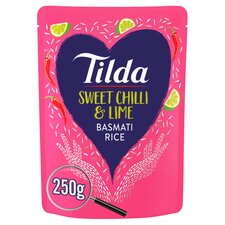 Tilda Chilli And Lime Steamed Basmati Rice 250G