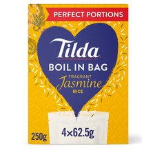 Tilda Boil in the Bag Jasmine Rice 4 x 62.5g