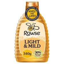 Rowse Squeezy Light & Mild Honey 340G