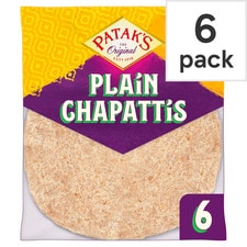 Pataks Plain Chapattis 6 Pack