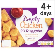 Simply Chicken 20 Battered Chicken Nuggets 400G