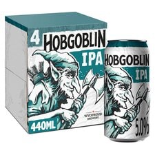 Hobgoblin IPA Ale Beer Can 4x440ml