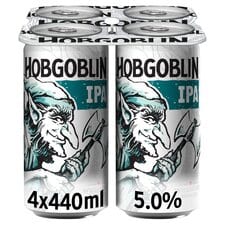 Hobgoblin IPA Ale Beer Can 4x440ml