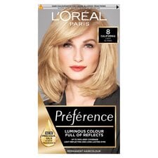 L'Oreal Paris Preference 8 California Light Blonde Permanent Hair Dye