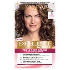 L'Oreal Paris Excellence Creme 6 Natural Light Brown Permanent Hair Dye