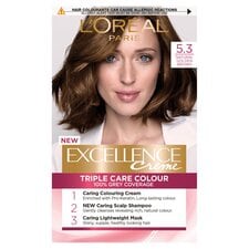 L'Oreal Paris Excellence Creme 5.3 Natural Golden Brown Permanent Hair Dye