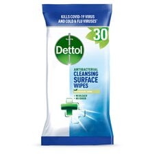 Dettol Antibacterial Multi Surface Cleaning Wipes 30 Pack