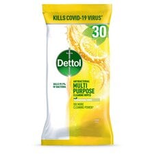 Dettol Antibacterial Multi Surface Cleaning Wipes Citrus 30 Pack