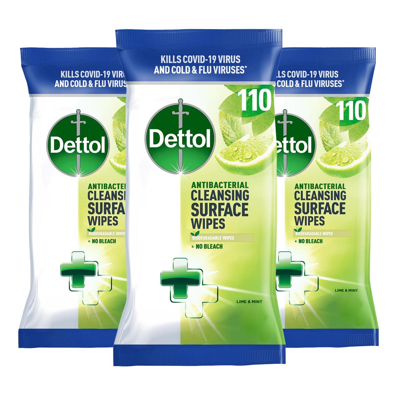 Dettol Multi Purpose Citrus Wipes 105S