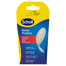 Scholl 5 Heel Large Heel Blister Plasters