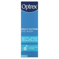 Optrex Multi Action Soothing Eye Wash For Irritated Eyes 100ml