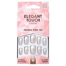 Elegant Touch Natural French Nails 103 Medium Pink