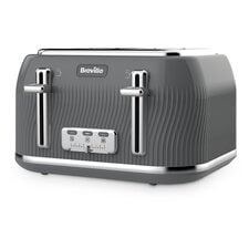 Breville Flow Grey 4 Slice Toaster