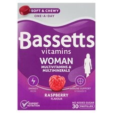 Bassetts Vitamins Woman Raspberry Multivitamin Pastilles 30s