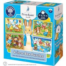 Orchard Toys Peter Rabbit 4-In-A-Box Puzzles