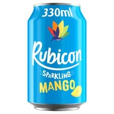 Rubicon Sparkling Mango Juice Drink 330Ml Can