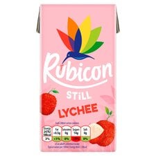 Rubicon Still Lychee Juice Drink 288Ml Carton