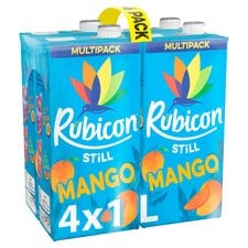 Rubicon Still Mango Juice Drink 4X1 Litre Carton