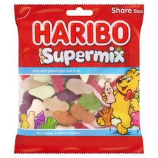 Haribo Supermix Fruit Milk & Sweet Foam Gums 175G