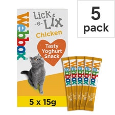 Webbox Chicken Lick-E-Lix Cat Treats 5 X15g