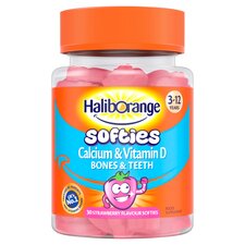 Haliborange Kids Strawberry Calcium & Vitamin D Softies 30s