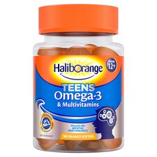 Haliborange Teens Omega-3 and Multivitamins Orange Softies 30s