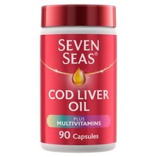 Seven Seas Cod Liver Oil Plus Multivitamins with Omega-3 & Vitamin D - 90s