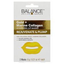 Balance Active Formula Gold +Marine Collagen Lip Masks 6G X2