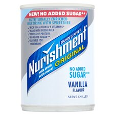 Nurishment Vanilla No Added Sugar 370Ml