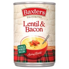 Baxters Favourites Lentil & Bacon Soup 400G