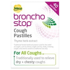 Buttercup Bronchostop Cough Relief Pastilles - Thyme Herb Extract 40s