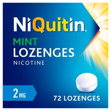 NiQuitin Stop Smoking Aid 2mg Nicotine Lozenges - Mint 72s