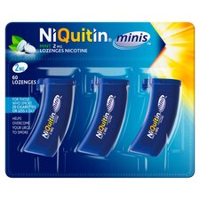 NiQuitin Mini's 2mg Nicotine Lozenges - Mint 60s