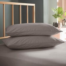 Cosmoliving Grey House Wife Pillowcase Pair