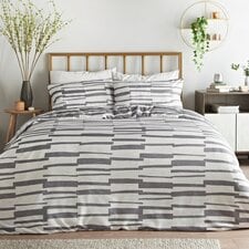 Cosmoliving Grey Geo Duvet Set Double