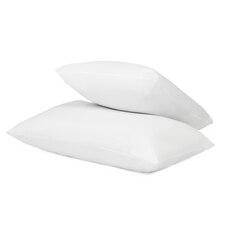 OHS Hollowfibre Bounce Back Anti-Allergy 2 Pack Bed Pillows, 45x75cm - White